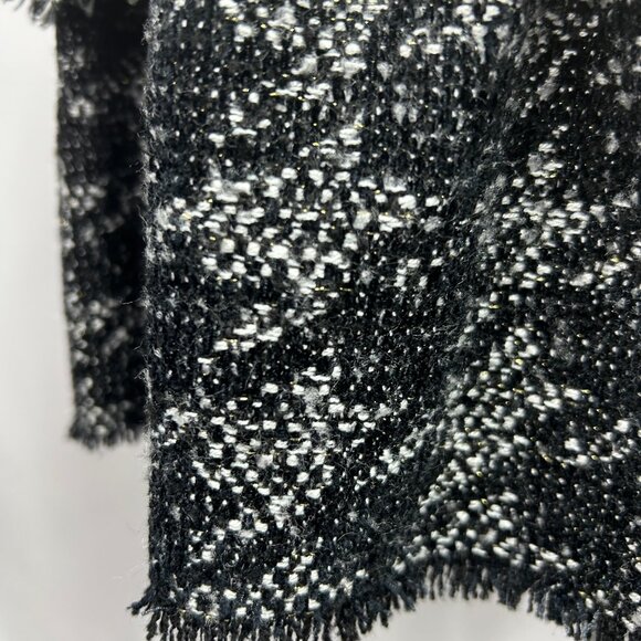 Zara tweed black & white mini skirt preppy chic - Size Small - Picture 5 of 6